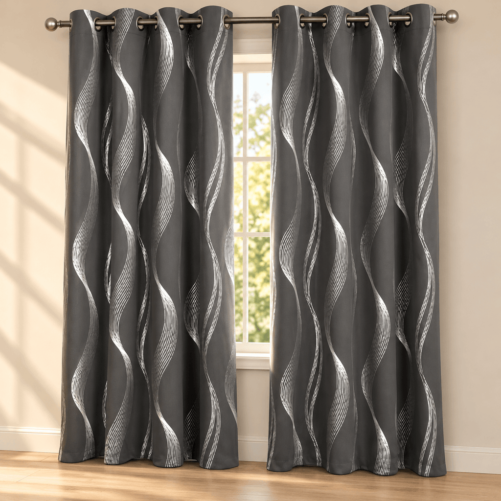 Thermal Blackout Grommet Curtains for Bedroom & Living Room