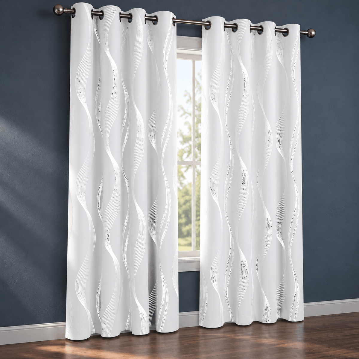 Thermal Blackout Grommet Curtains for Bedroom & Living Room