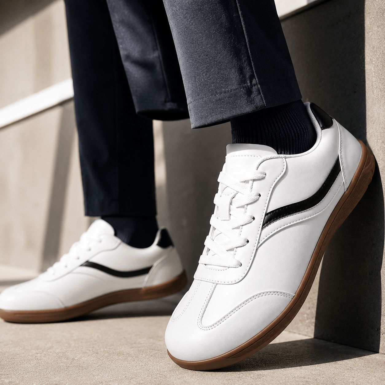Wide Toe Box Shoes for Men – Casual Walking Sneakers