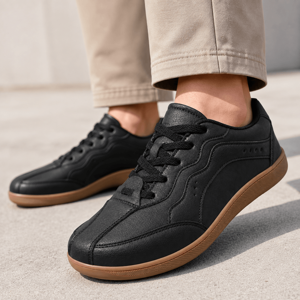 Wide Toe Box Shoes for Men – Retro Casual Sneakers